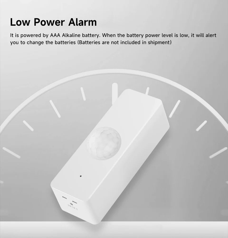 Tuya Smart Home WiFi Zigbee PIR Motion Sensor Infrared Detector Security Alarm APP Notification Works With Alexa Google