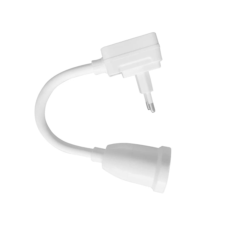 EU Plug to E27 Lamp Holder Light Bulb Socket With Switch Flexible Lamp Base Conversion Table Lamp Converter