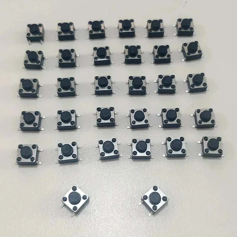 50pcs Mini Micro 6x6x5mm Momentary Tactile Push Button Switch 4 pin ON/OFF keys button