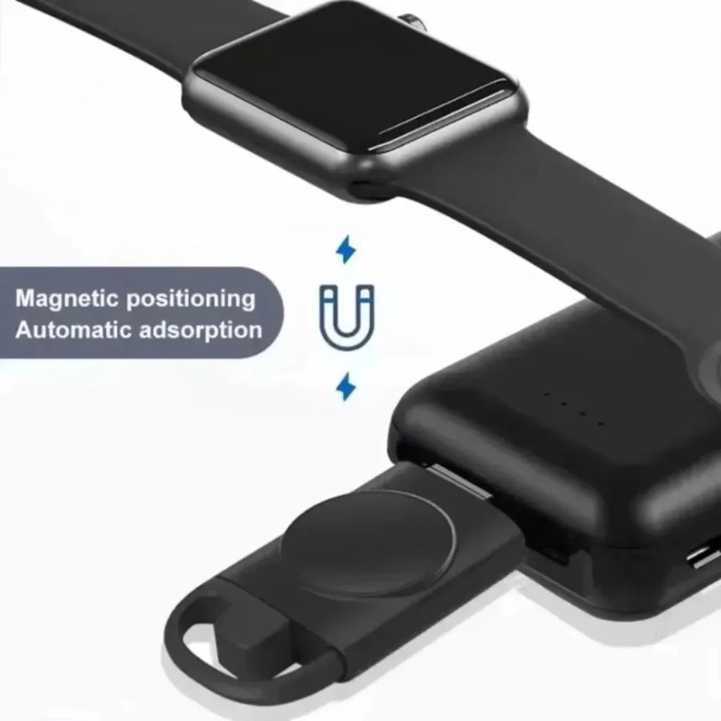 2 in 1 USB and Type C Ports Smart Watch Wireless Charger Pad For Apple Watch Series 11 10 9 8 7 6 5 4 3 SE Fast Charging Stand