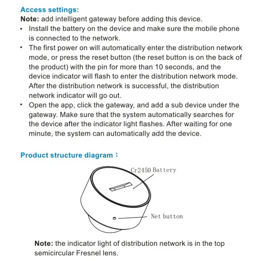 Ewelink Zigbee 3.0 Mini PIR Motion Sensor Human Motion Infrared Detector Security Alarm Works With Alexa Google Home Zigbee2MQTT