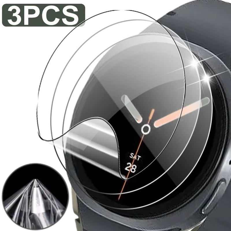 Soft TPU Protective Film for Samsung Galaxy Watch 8 40mm 44mm Smartwatch Screen Accessories Not Glass for Galaxy Watch 8 Classic