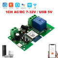 Tuya Smart Wifi Switch Module 12V 32V 220V RF 433 Radio Remote Control 1/2/4 Channels Relay for Alexa Google Home Smart Life