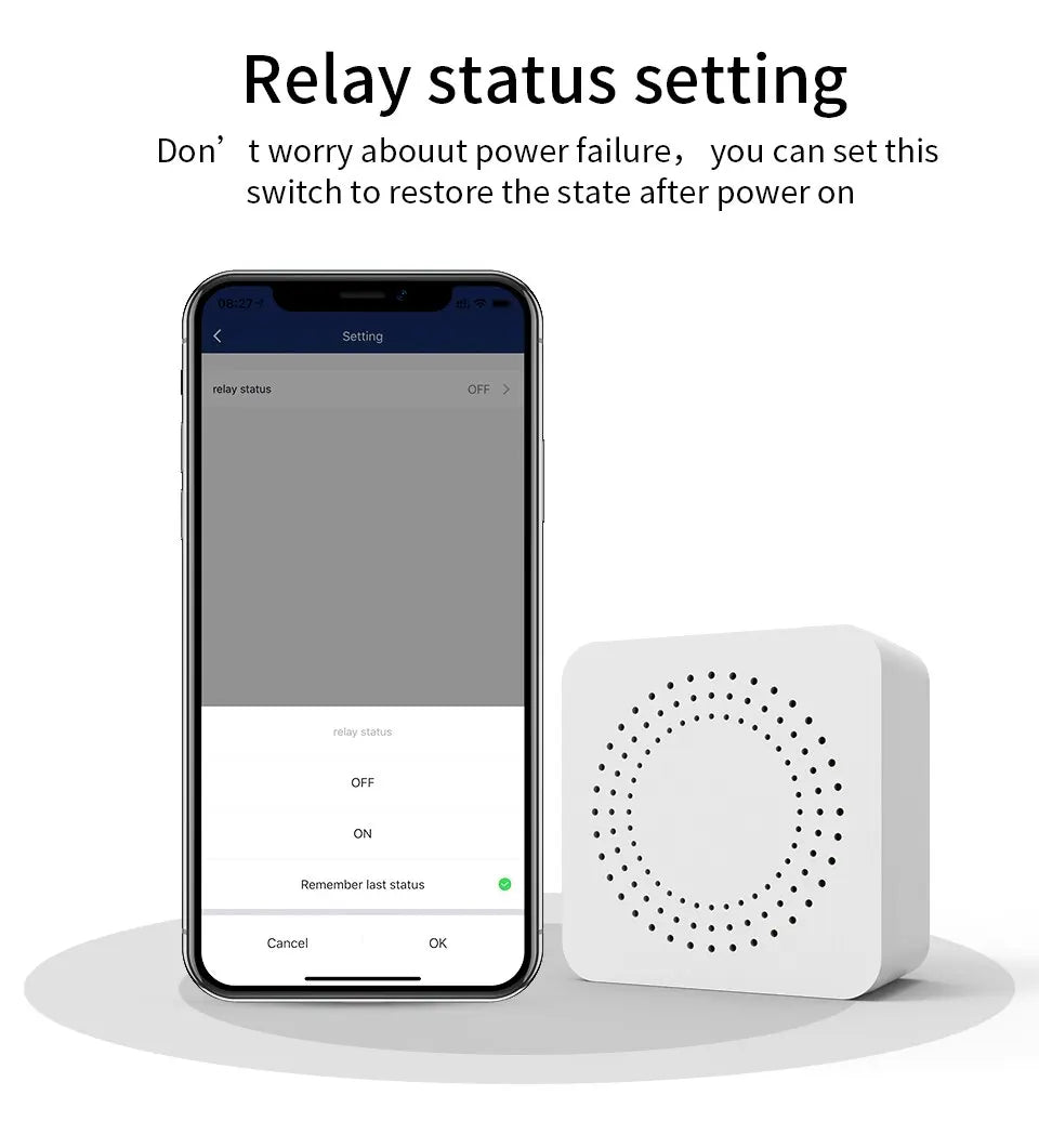 16A Tuya Smart WiFi Switch Support 2-Way DIY Switches Mini Smart Breaker Smart Life Control Support Alexa Google Alice