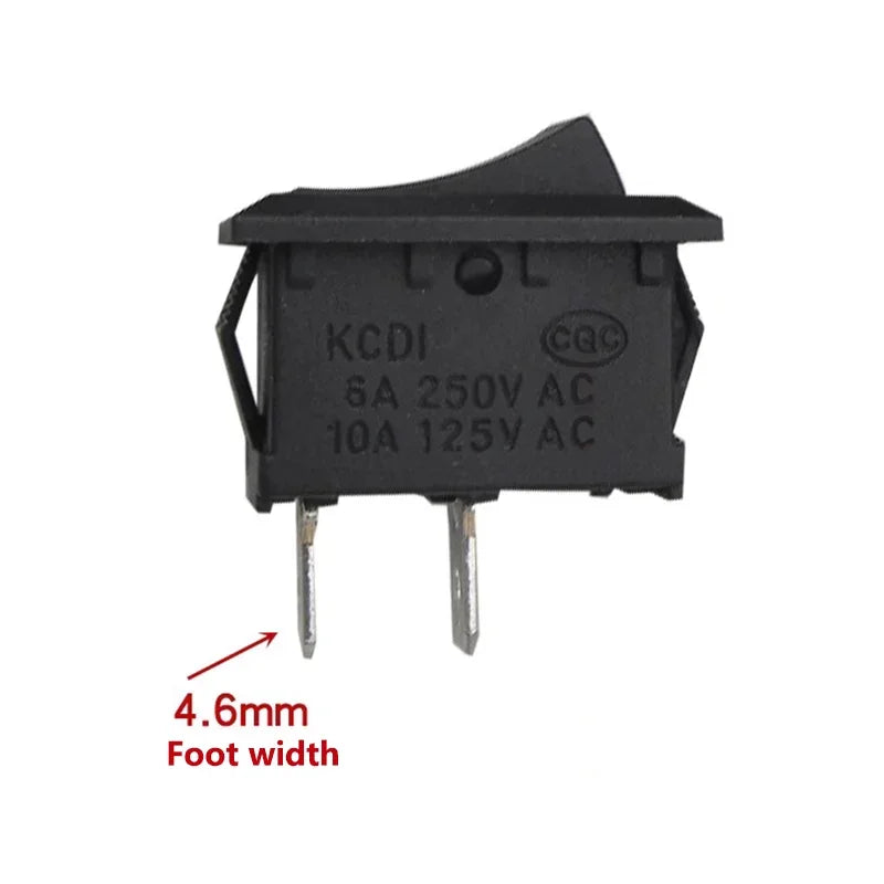2 PIN 15x21mm 10x15mm KCD1 KCD11 Rocker ON/OFF Snap-in Mount Switch