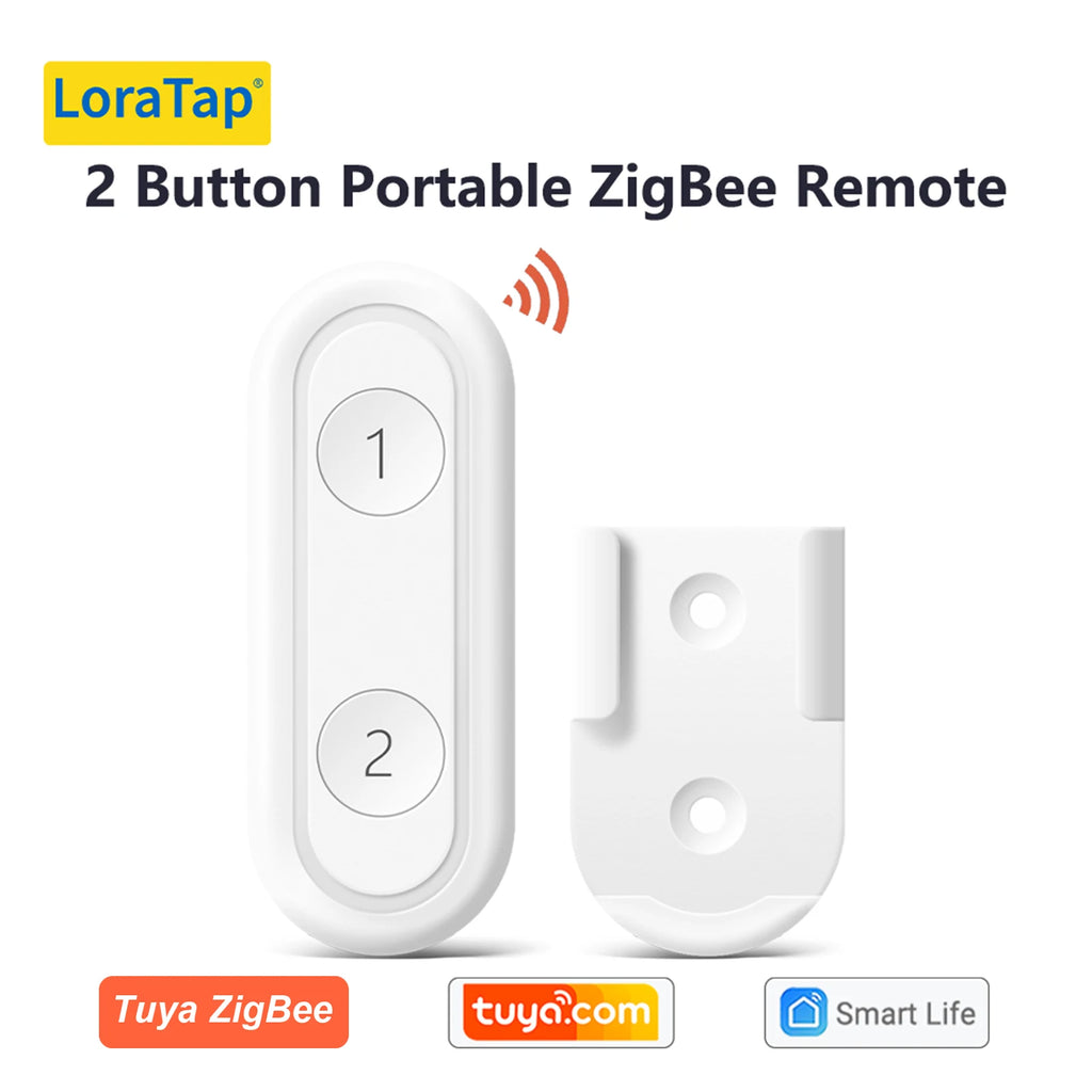 LoraTap ZigBee 3.0 Wireless 14 EU US Push Button Remote Tuya Scene Automation Control Switch Smart Life App Hub Need