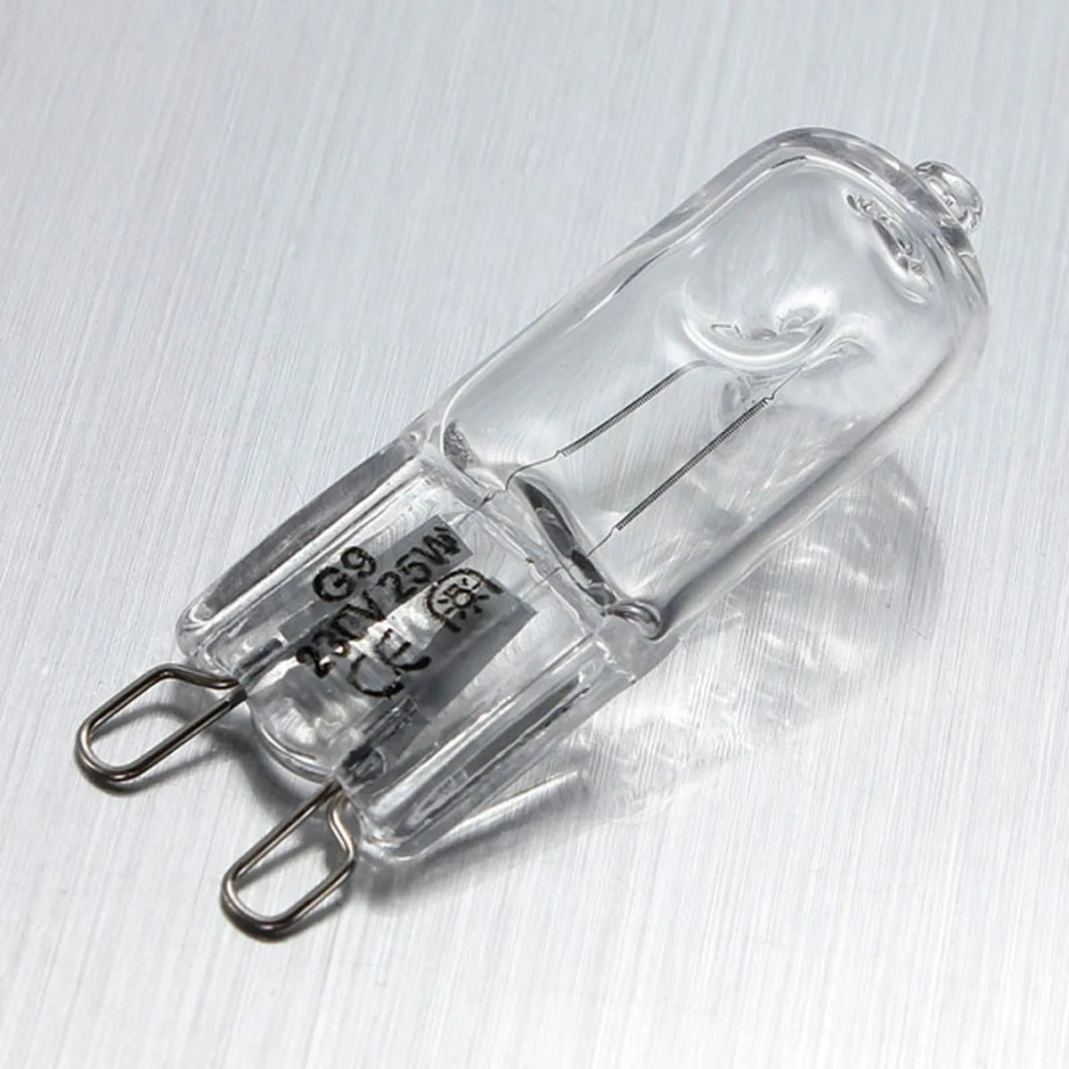 10pcs G9 AC 200-240V 25W 40W 60W Portable Warm Light Halogen Bulb Light Lamp 2700K Globe Capsule Clear Bulbs	2 Pin Base