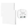 Battery Free RF433 Household Wireless Wall Switch Wiring Free Self Generating Kinetic Energy Panel Waterproof Lighting Switches