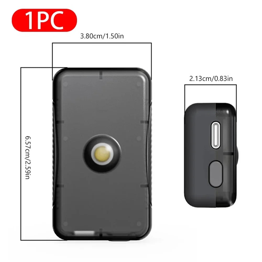Motorcycle Locomotive Box Sensor Light LED Tail Box Anti-Collision Lamp Convenient Outdoor Fishing Camping Night Light ﻿
