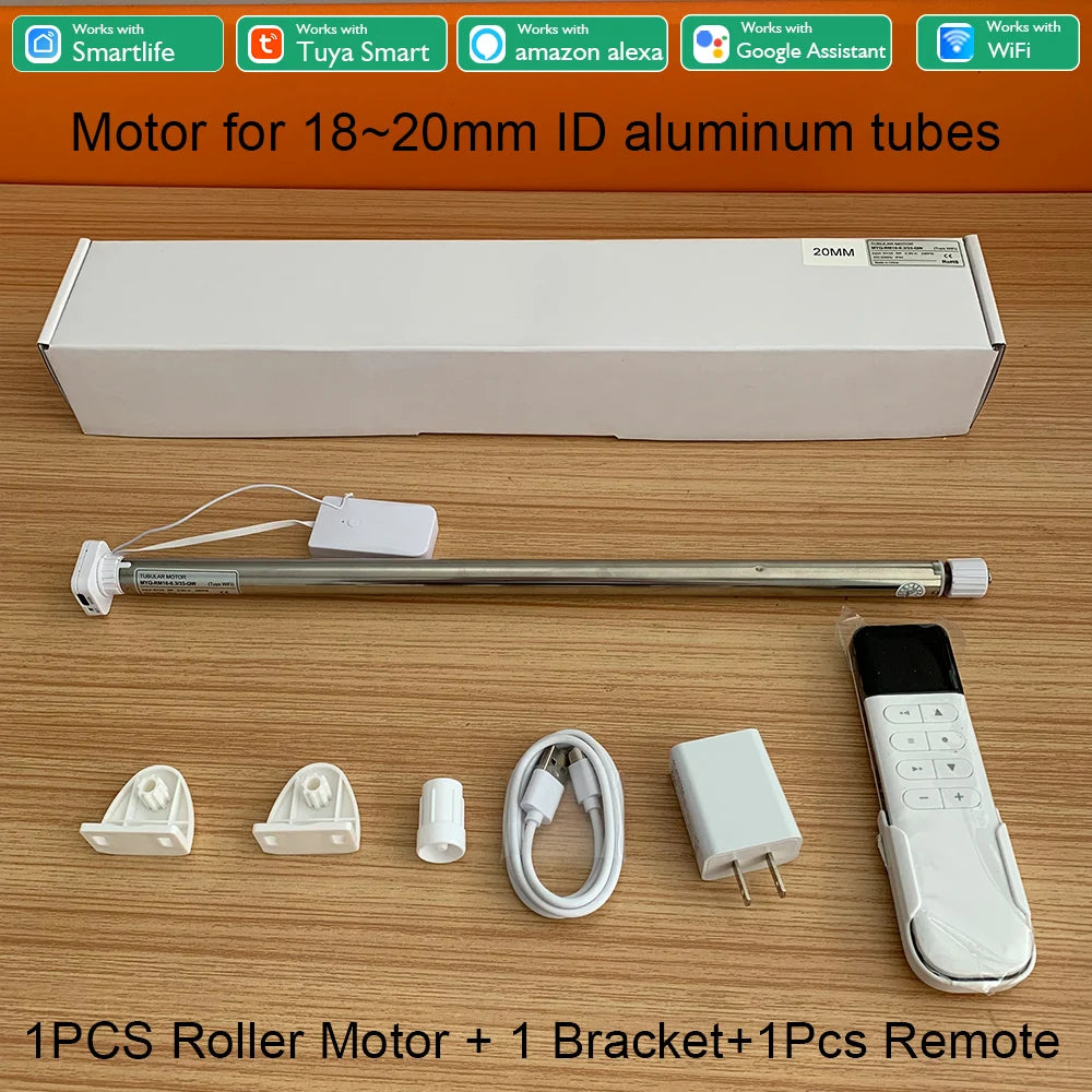 DC5V Wired Tuya Wifi Shutter Motor Blind Electric Smart Curtains For Roller Curtain Suitable For 20 25 28mm Blind Tube Alexa