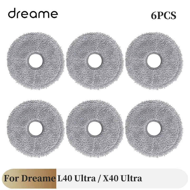 For Dreame L40 Ultra / X40 Ultra Vacuum Cleaner Accessories Main Side Brush HEPA Filter Mop Cloths Dust Bag Spare Parts