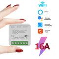 Tuya ZigBee or WiFi Smart Switch Automation Module Relay 16A Support 2 Way Control Breaker APP Voice for Alexa Google Home