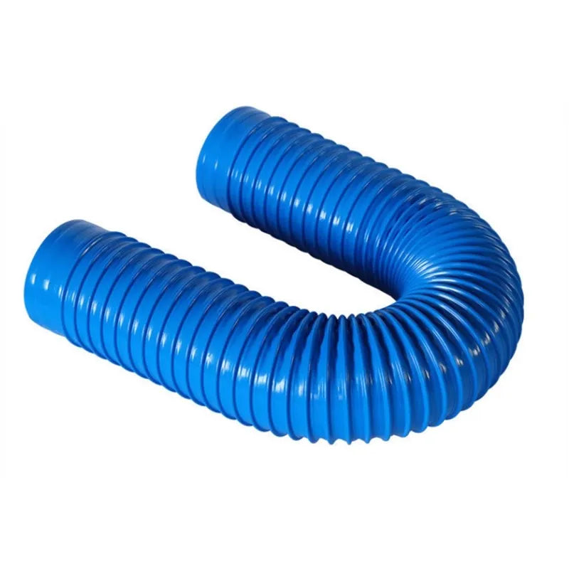 1Meter Blue PVC Dust Suction Pipe 30-100mm Flexible Hose Industrial Dust Removal Soft Connector Corrugated for Airflow