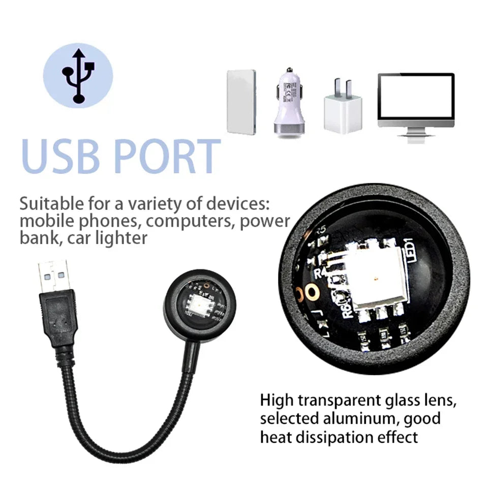USB Sunset Light LED Rainbow Night Lamp Projector Photography Wall Atmosphere Lamp For Bedroom Home Gift Festival Decor Lighting