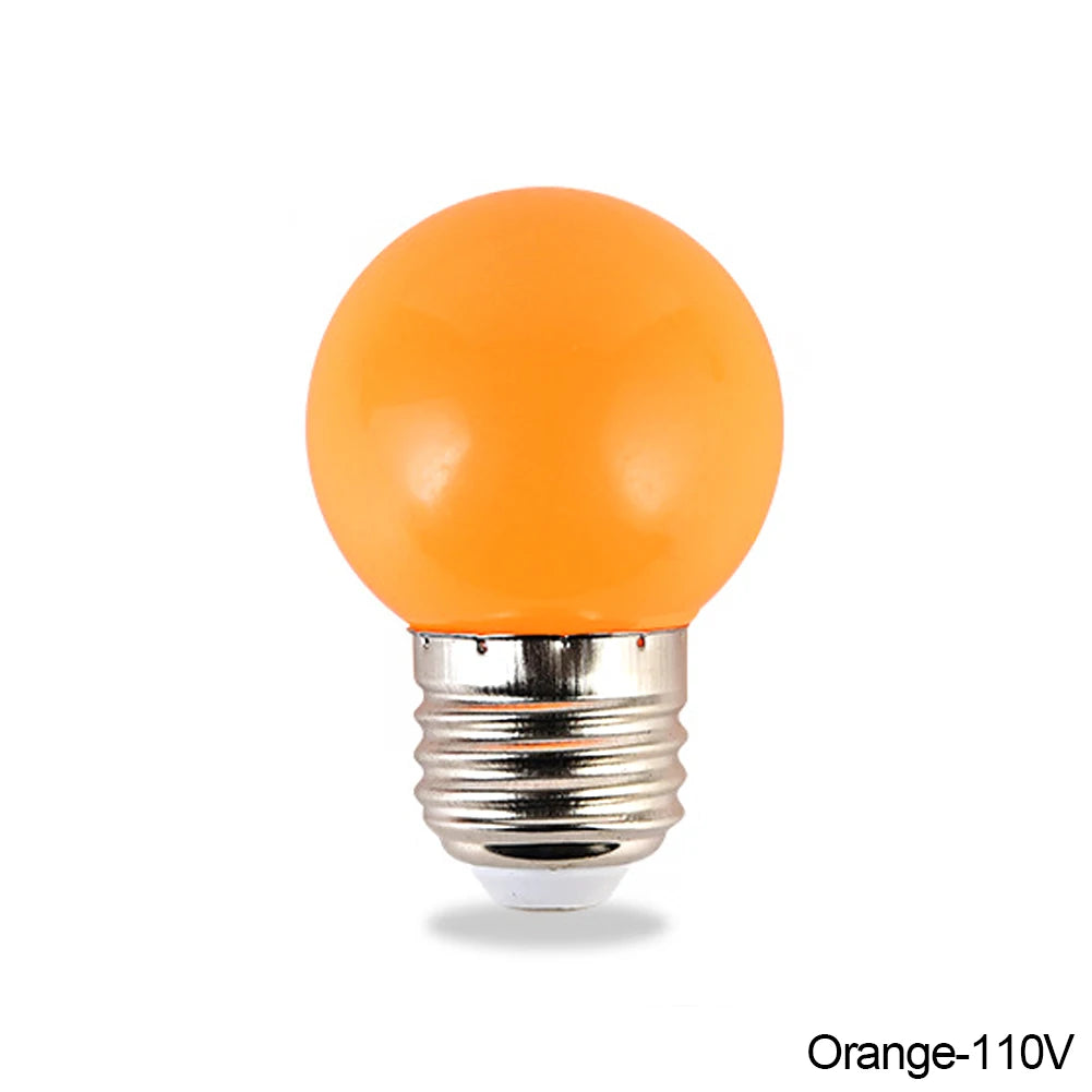 E27 LED Bulb Colorful Energy Saving Bulb 3W 110V 220V Holiday Christmas Decoration Bulb Stage Show Bulb Home Decoration Lighting