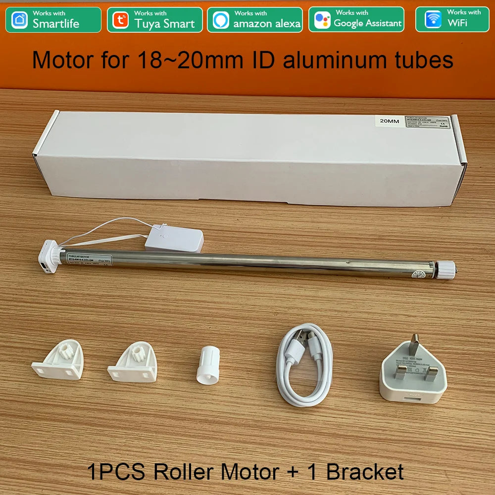 DC5V Wired Tuya Wifi Shutter Motor Blind Electric Smart Curtains For Roller Curtain Suitable For 20 25 28mm Blind Tube Alexa