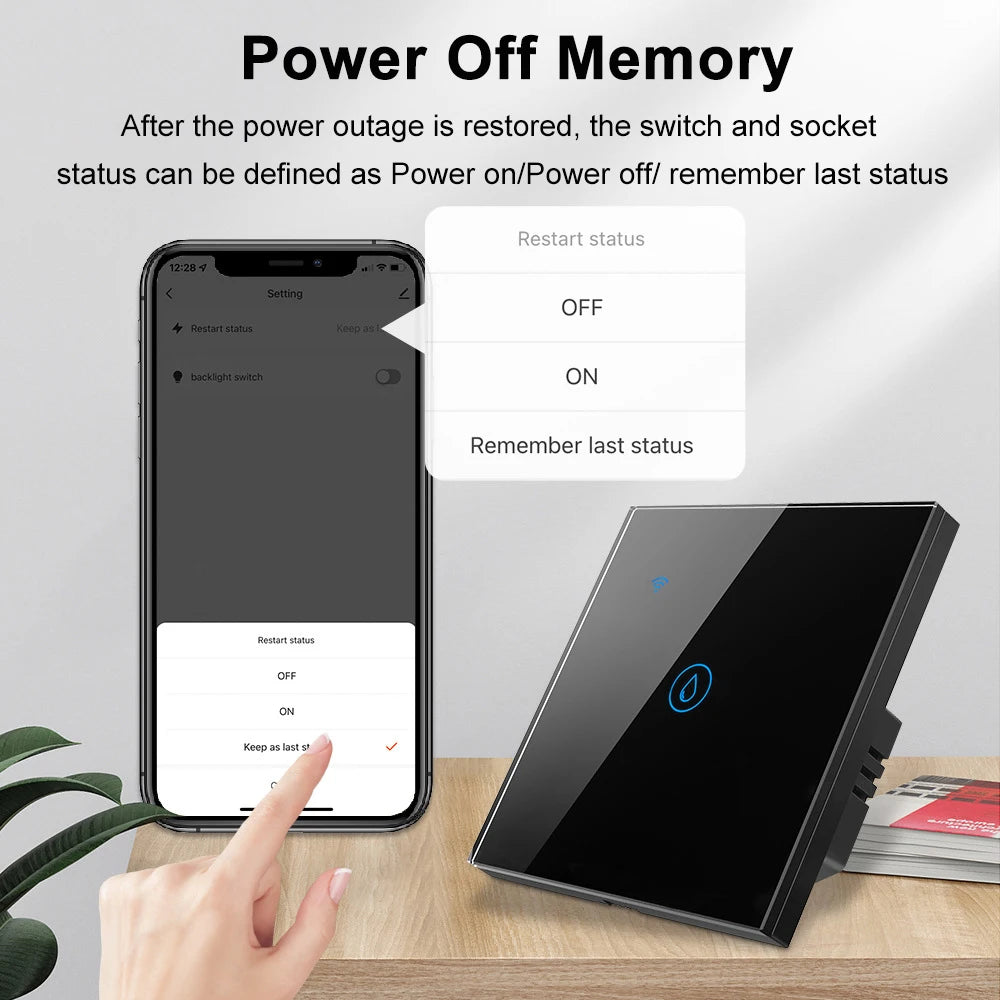 Tuya 40A Smart Water Heater Boiler Switch WiFi Air Conditioner Controller APP Remote Timing Works With Alexa Alice Google Home