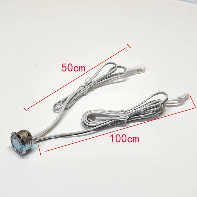 LED dimmer 5V12V 24V touch sensor control switch button control dual memory function LED strip bed wall cabinet stepless dimming