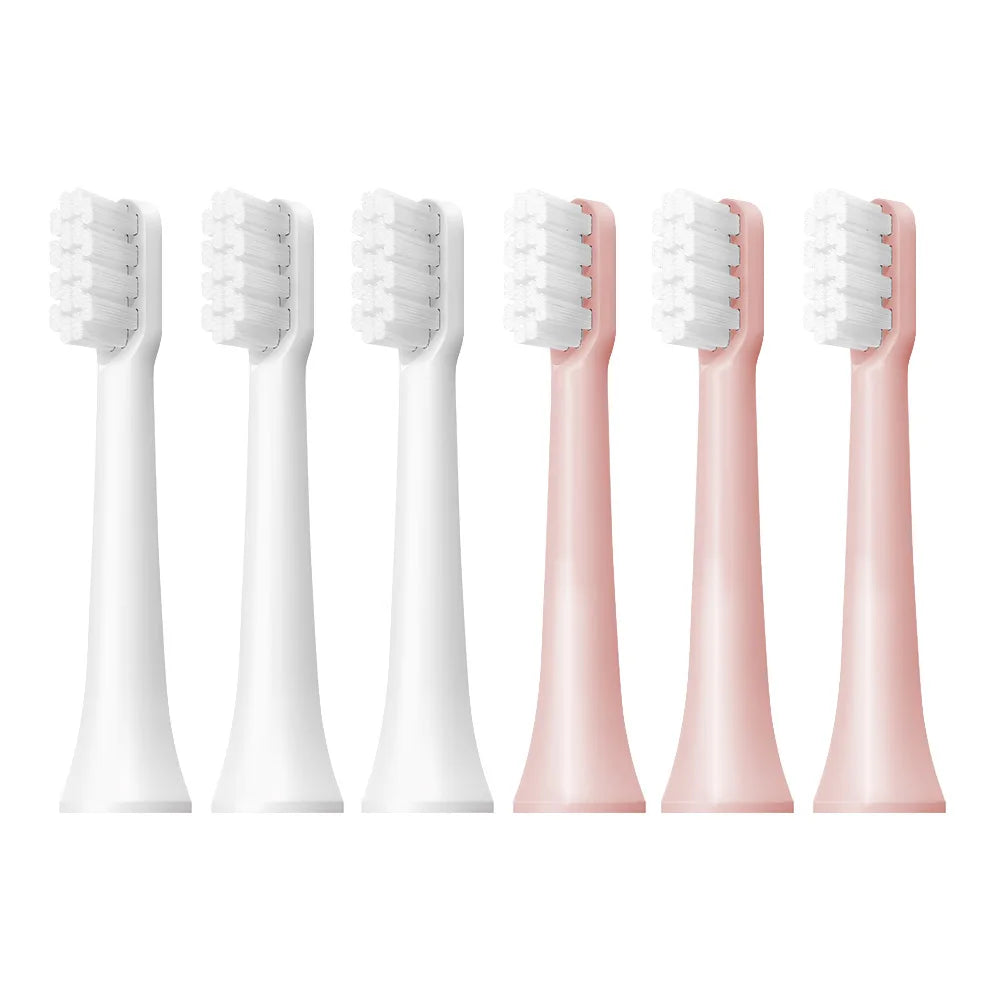 6/12Pcs Replacement Brush Heads For  MIJIA T100 Mes603 Electric Toothbrush Vacuum DuPont Soft Bristle Suitable Nozzles