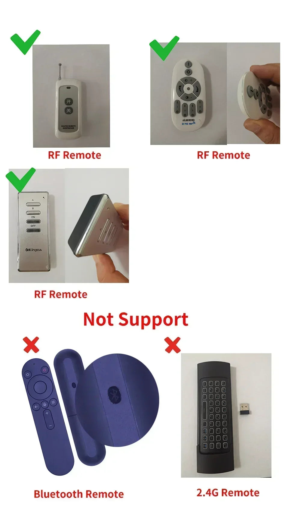 Tuya WiFi IR RF Remote Control 315 433 MHz Universal For All Air Conditioner TV LG Smart Life App Work with Alexa