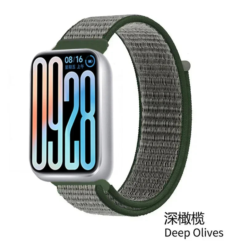 Nylon Strap for Xiaomi Mi Band 8 Pro/9 Pro/10 Pro Bracelet Smart Watch Replacement comfortable Wristband for Redmi Watch 4 5 6