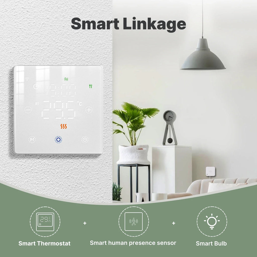 MOES Tuya WiFi/ZigBee Smart Thermostat Battery-Powered Thermoregulator Gas Boiler Temperature Controller by Alexa Google Home