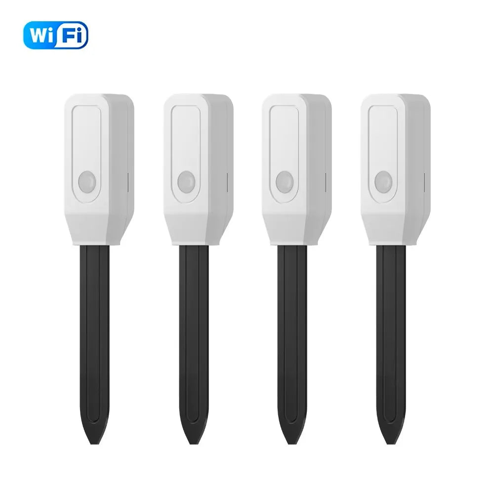 Tuya WiFi Soil Moisture Meter Temperature Humidity Sensor Garden Plant Monitor for Automatic Watering Smart Life App Control
