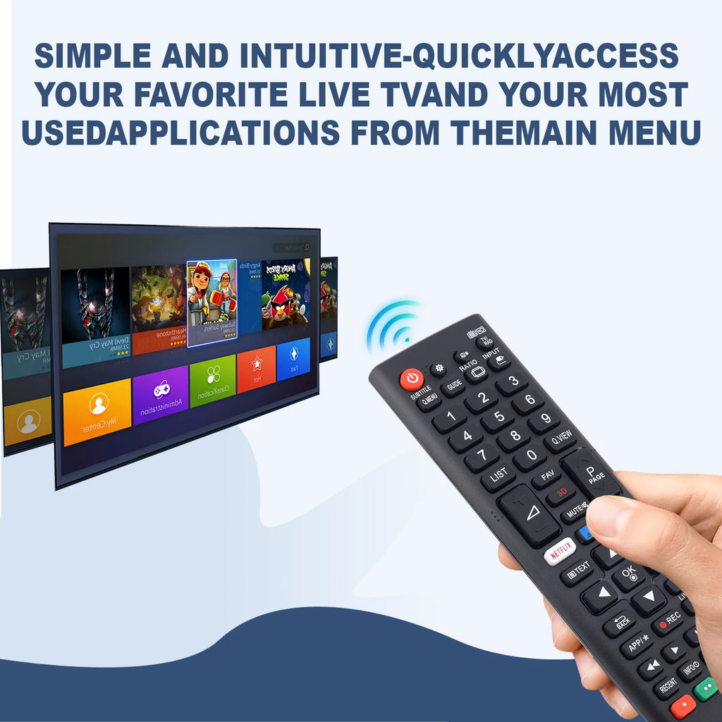 Universal Remote Control for All LG Smart TV LCD LED OLED UHD HDTV Plasma Magic 3D 4K Webos TVs AKB75095307 AKB75375604 AKB75675