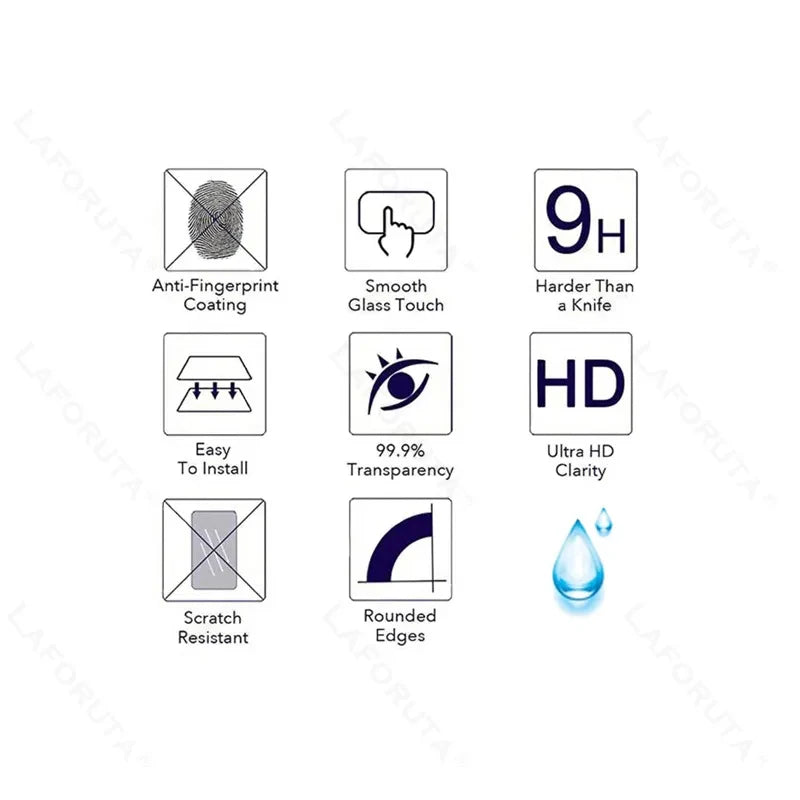 All Size Round Watches Tempered Glass Screen protector Diameter 23 25 28 32 33 37 43 44 45 46 mm Protective Film For Smart Watch