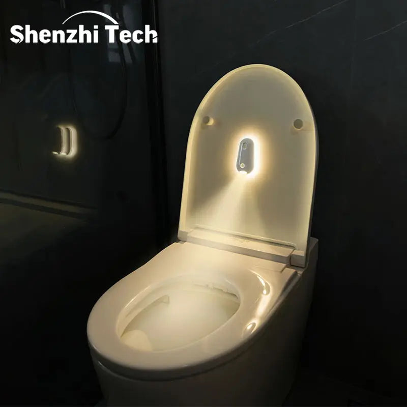 2 in 1 Toilet Sensor Light with UV Sterilization ，3 brightness levels ，120° Sensing Angle for  Home Toilet Use