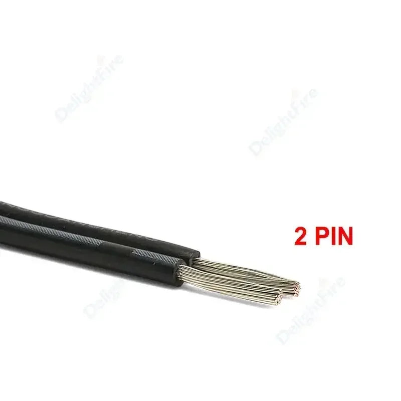 2 3 5 6 4Pin Electric Cable 22 20 18AWG PVC Tinned Copper Wire Electrical Wire For LED Strip Speaker Fan Lights Solar Panel DIY
