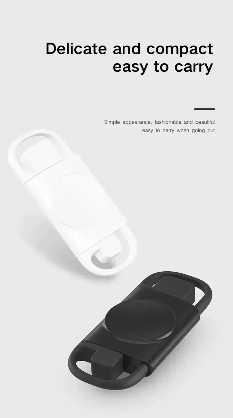 2 in 1 USB and Type C Ports Smart Watch Wireless Charger Pad For Apple Watch Series 11 10 9 8 7 6 5 4 3 SE Fast Charging Stand
