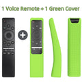 Replacement Voice Remote for All Samsung Smart Curved Frame QLED LED LCD 8K 4K TVs with Voice Function, Standing Silicone Cover