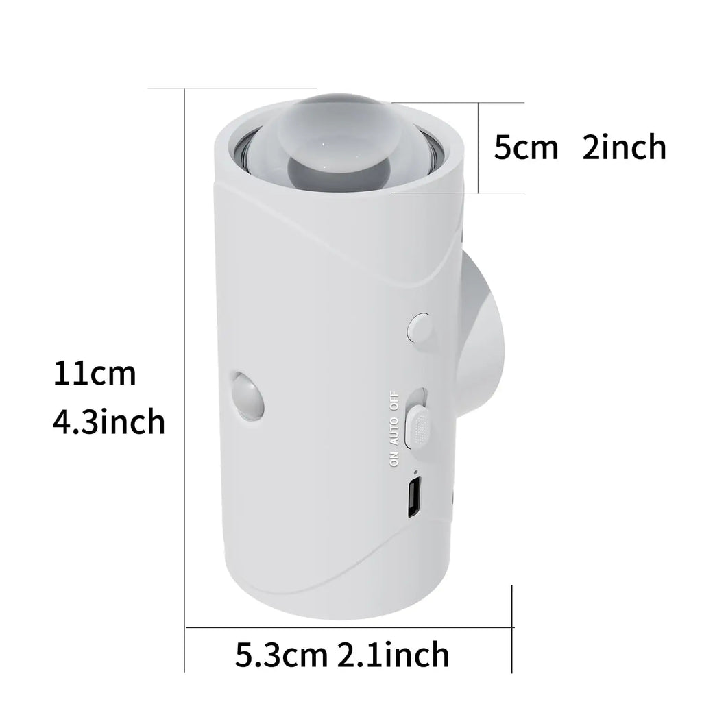 LED Motion Sensor Night Light RGB Colors Changing Wireless Wall Lamp Rechargeable Magnetic Sunset Lamp for Bedroom Living Room