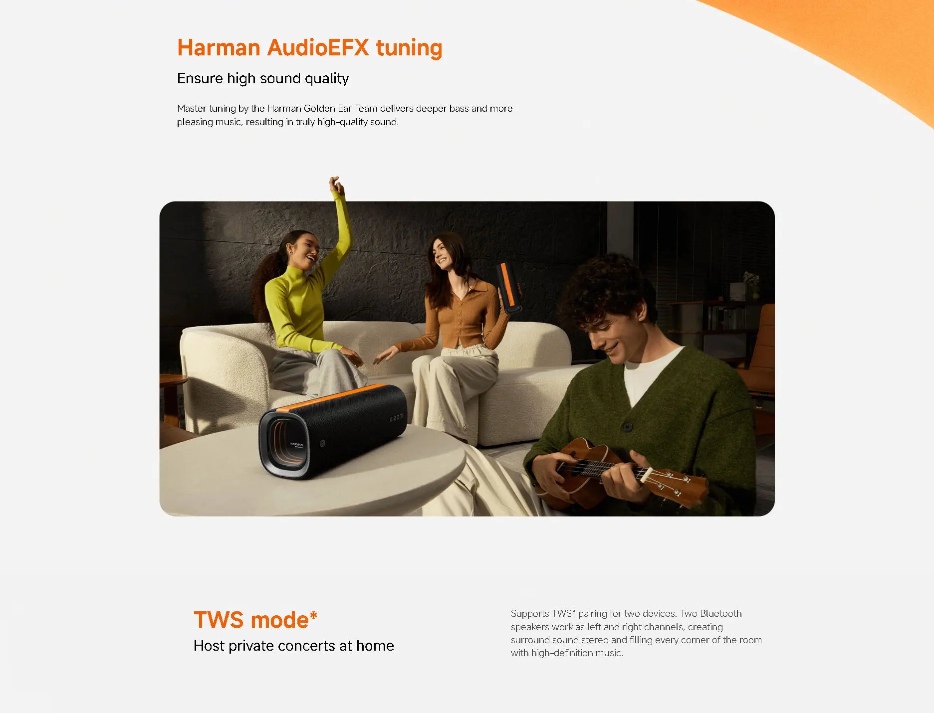 Xiaomi Sound Party Global Version Wireless Bluetooth Speaker Portable Smart Home Audio System Powerful Bass Long Range