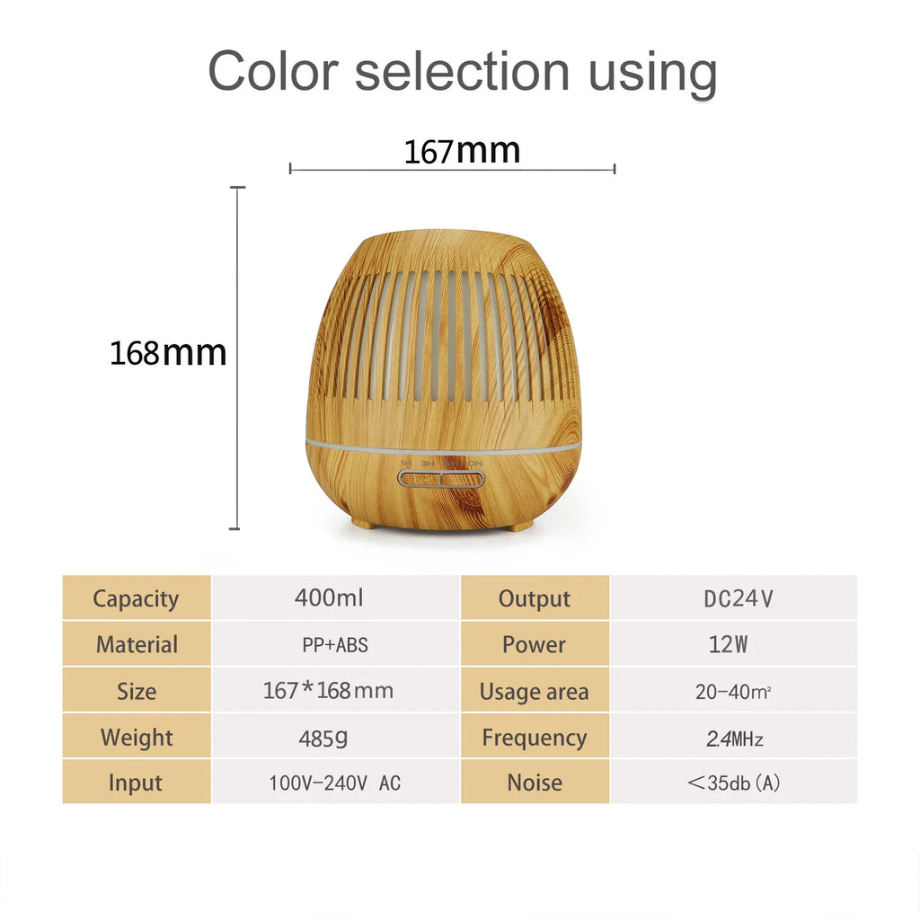 WiFi Smart 550ML Electric Aroma Diffuser Essential Oil Diffuser Air Humidifier Ultrasonic Remote Control Mist Maker Home
