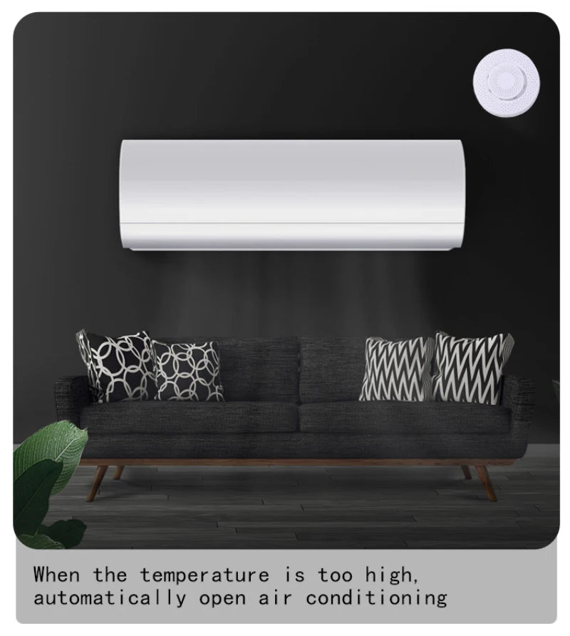 Tuya Zigbee/WiFi Air Quality Sensor Smart Air Box CO2 Meter Formaldehyde VOC Temperature Humidity Sensor Via Alexa Google