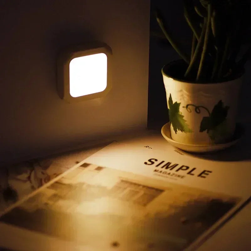 LED Night Lamp Wireless Motion Sensor Light US EU UK AU Plug Sensor Night Lamp Dimmable Lights for Bedroom Corridor Lighting
