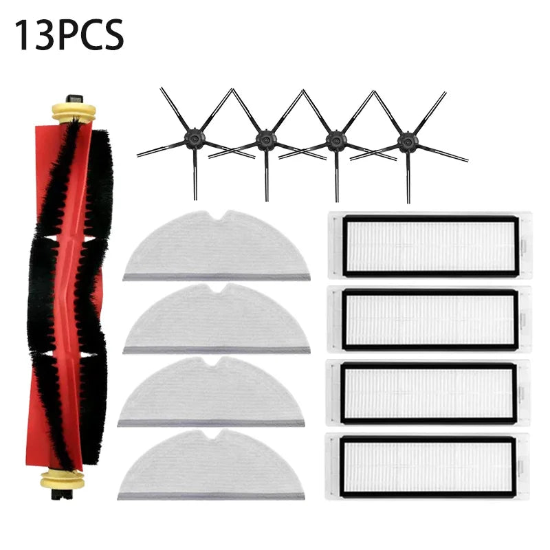 For Xiaom Roborock S5 S50 S51 S55 S6 S60 S6 Pure Vacuum Cleaner Accessories HEPA Filter Mop Cloth Side Main Brush Spare Parts