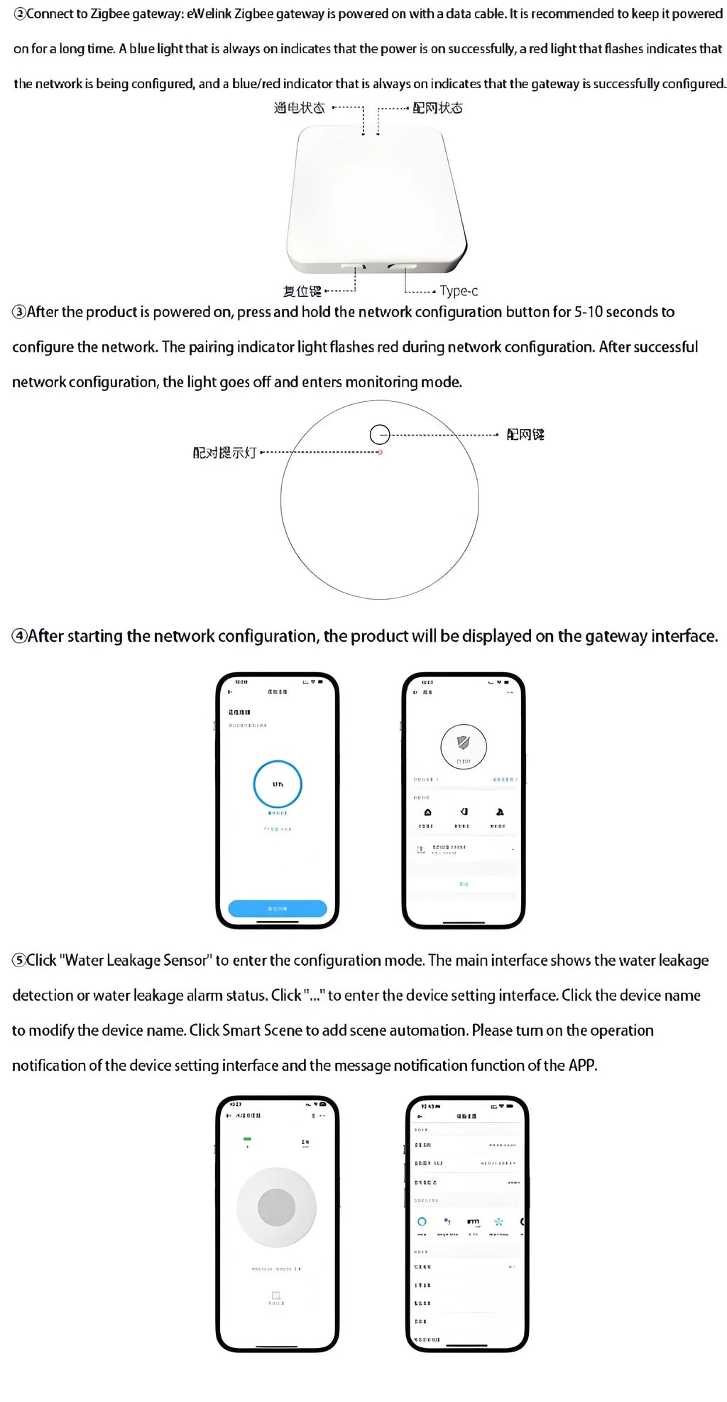 Advanced Zigbee Rain Sensor for Wireless Outdoor Rain Detection,Water Leak Sensor,Linkage Control,eWelink APP Supported