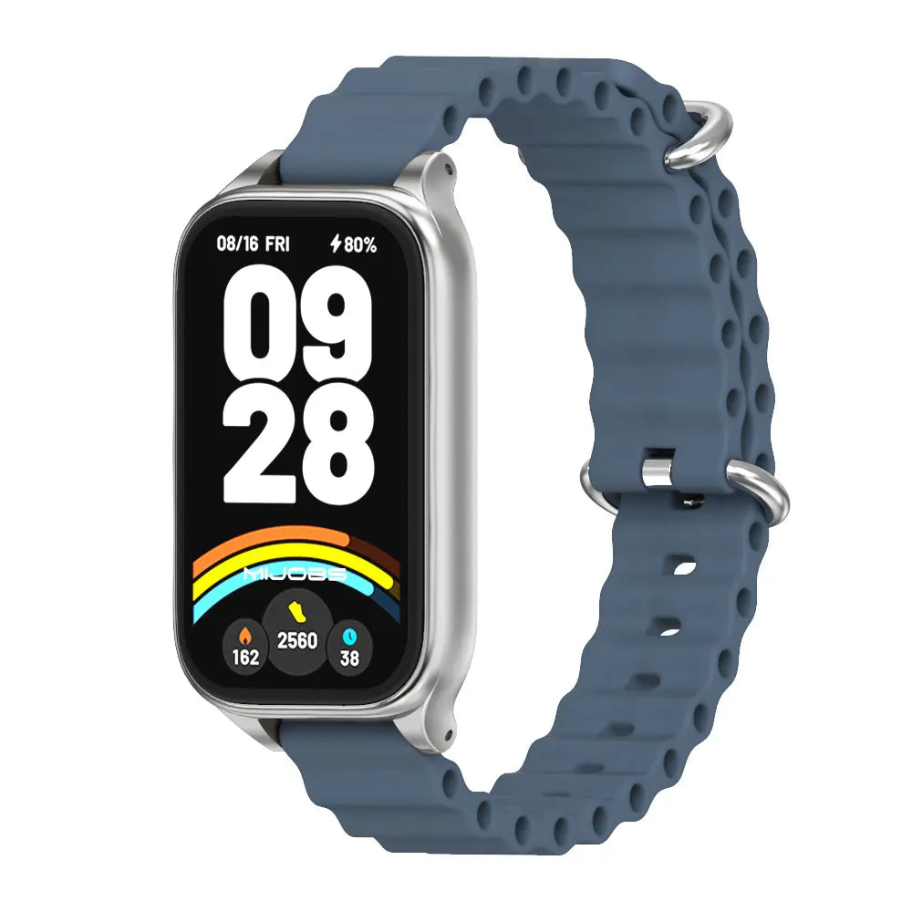 Strap for xiaomi Mi band 9 Active Bracelet Global Version Silicone Waterproof Wristband Mi Smart Band 9 Active Strap