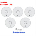V-Come Standalone Smoke Alarms for Home, 10-Year Battery Photoelectric Smoke Detector,  EN14604 AS3786 , VS02