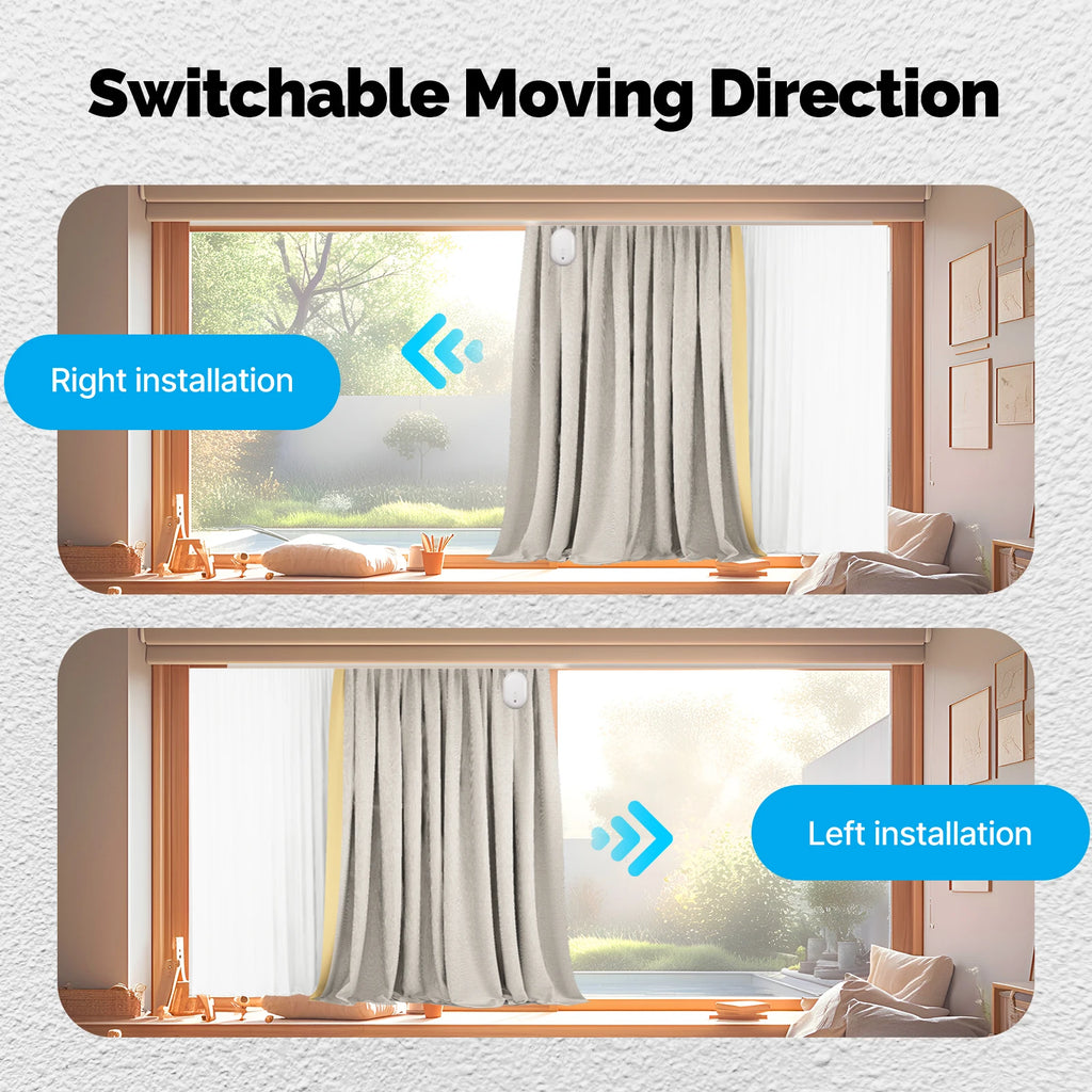 MOES Tuya ZigBee Smart Electric Curtain Robot Timing Auto Opener Closer Light Sensor App Remote Control Support Alexa GoogleHome
