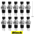 7Mm Momentary Push Button Switch Mini Pushbutton Switches Reset Jog Lock Free Switch Pre-Soldered Normal Open Light Pushbuttons