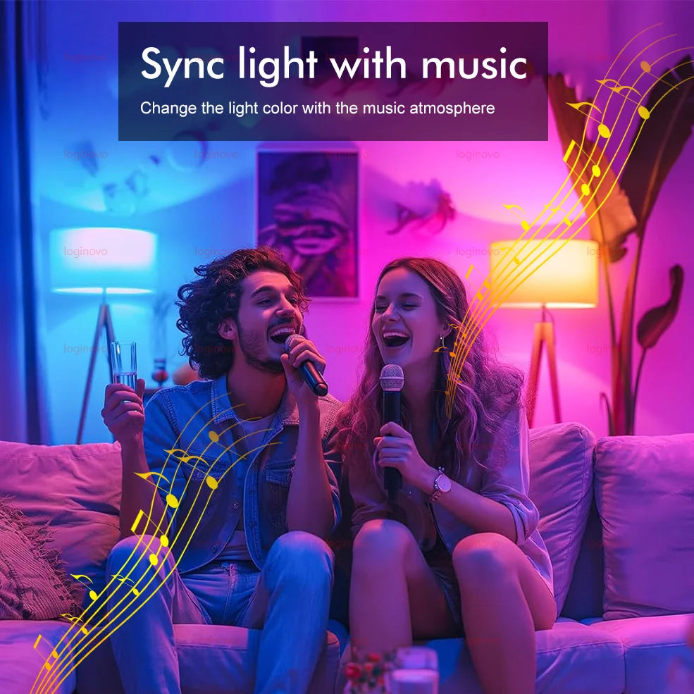Tuya Smart E27 LED Bulb 15W 20W 110V 220V Bluetooth/WiFi RGB Dimmable Light Bulbs Led Lamp For Alexa Google Home Smart Life App