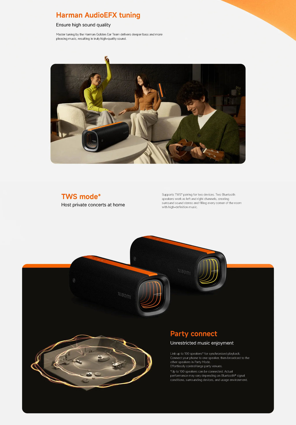Xiaomi Sound Party Wireless Bluetooth Speaker - Portable Smart Home Audio System with Powerful Bass And Long Battery Life