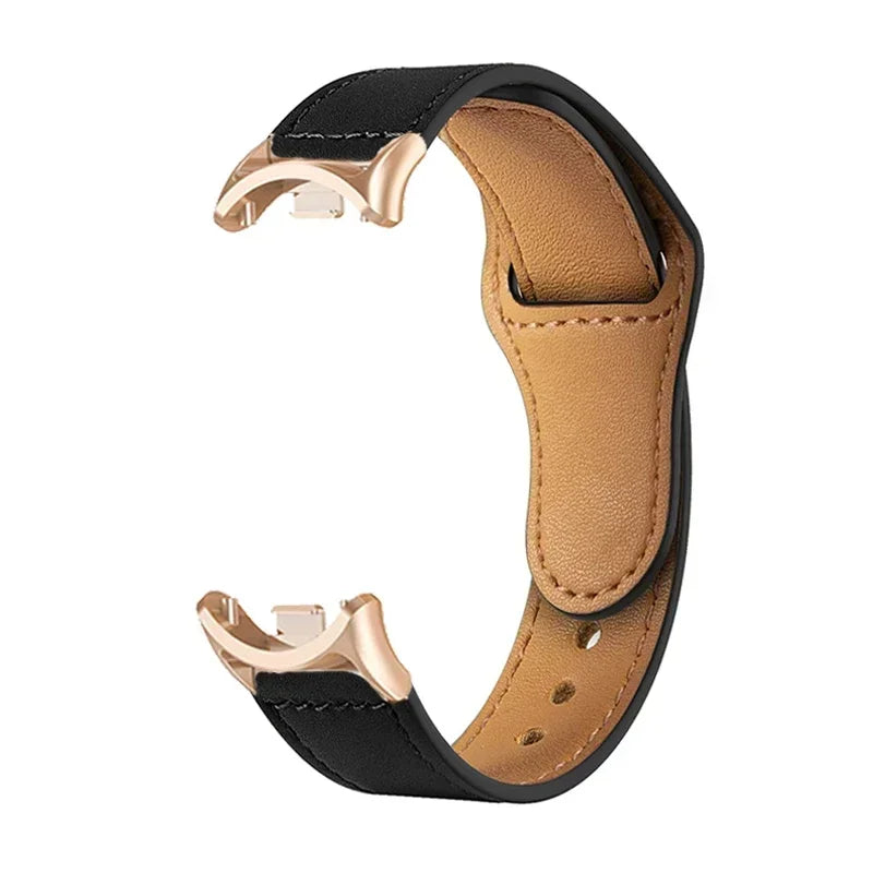 Watch Strap for Xiaomi Smart Band 10 9 Leather Watchband Correas for Xiaomi Mi Band 9 Bracelets Belt for Xiaomi Band 8 Wristband