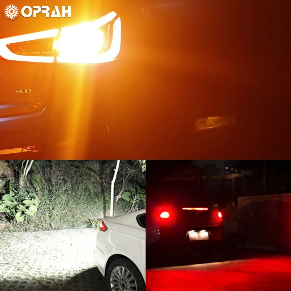 1×1156 ba15s p21w canbus bulbs py21w led turn signal yellow 7440 bulb bay15d 1157 canbus led reversing lights t20 7443 STOP LAMP