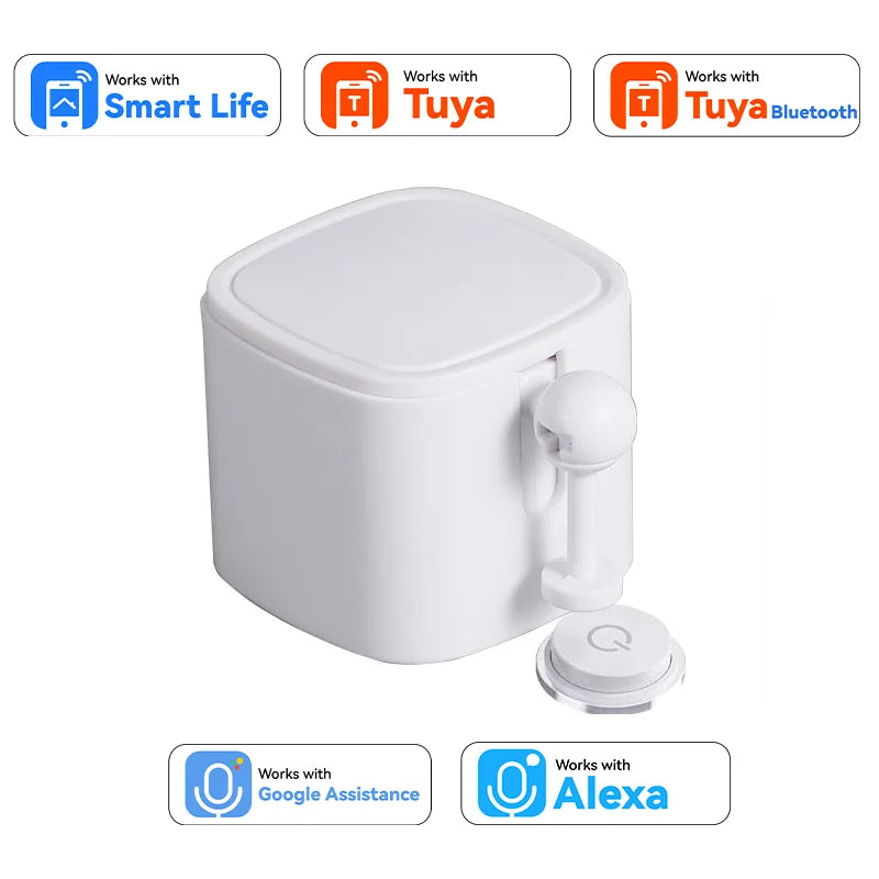 Type C Chargeable Bluetooth Smart Finger Robot Switch Button Pusher Bot Remote Control Appliance Google Home Alexa Voice