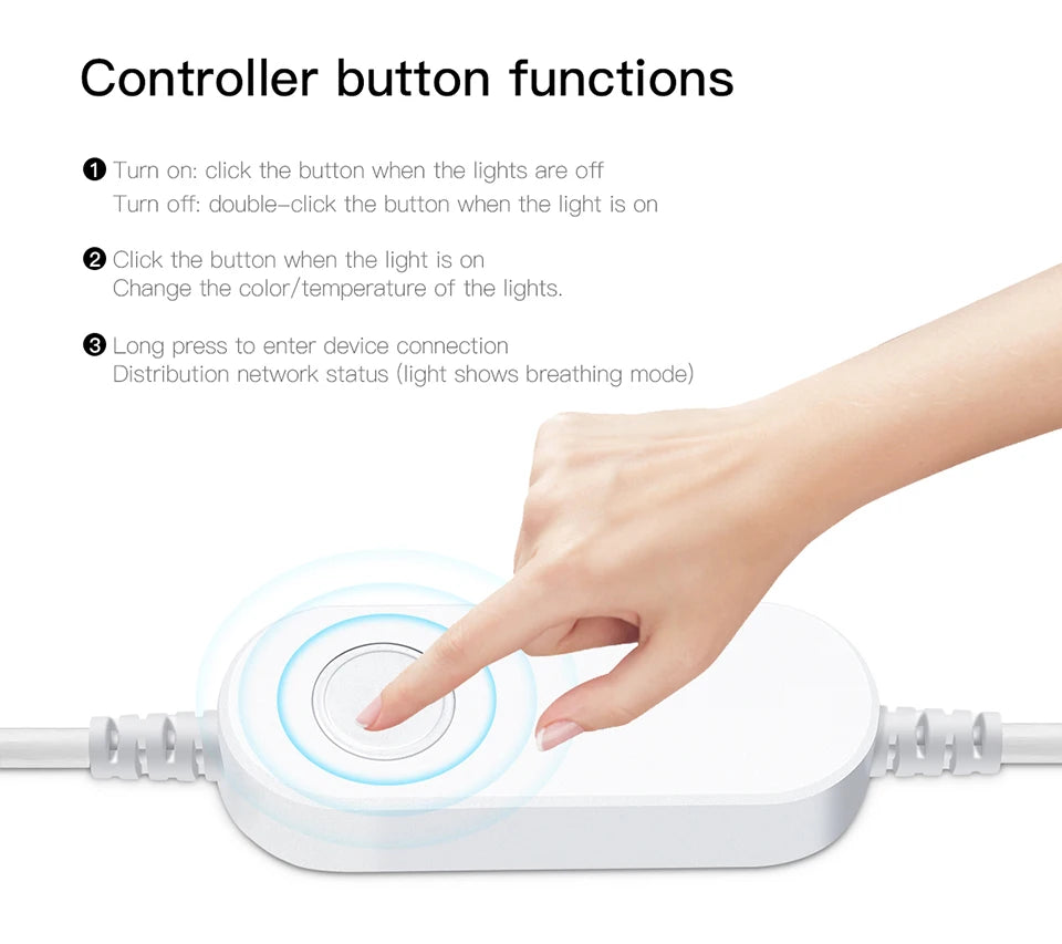 2/3/5m Popular Zigbee RGB Controller Tuya APP Remote Control LED Neon Strip Lights for Room Romantic Atmosphere Deocrative Lamp
